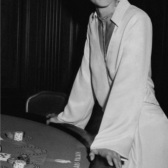 ZARA Satin Effect Wrap Dress BNWT - Picture 2 of 5